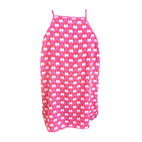 Banana Republic Tops - Milly x Banana Republic Vibrant Pink and White Tank in